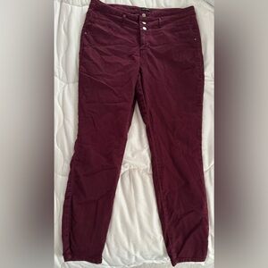 Maroon jeans